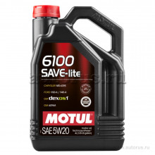 Моторное масло MOTUL 6100 SAVE-LITE 5W20 / 108030 (4л)