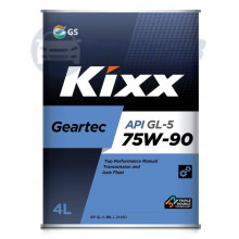 L296244TE1 KIXX GEARTEC 75W90 GL-5/ L296244TE1 Трансмиссионное масло, 4л