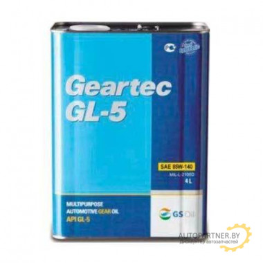 L2984440E1 KIXX 85W140 4L МАСЛО ТРАНСМИССИОННОЕ GEARTEC GL-5 _ API GL-5 Semi Synthetic