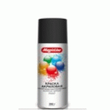 Краска Черная глянцевая MagicLine 450мл / 020