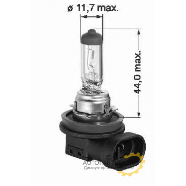 Лампа галогенная H8 12V 35W BERU / 112350