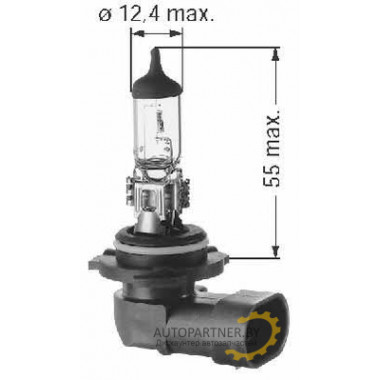 Лампа галогенная HB4 12V 51W BERU / 112555