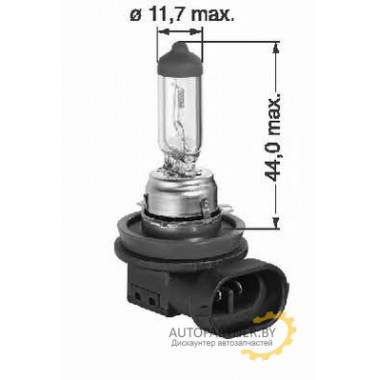 Лампа галогенная H16 12V 19W BERU / 112576