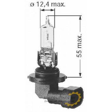 Лампа галогенная HB3 12V 60W BERU / 112650