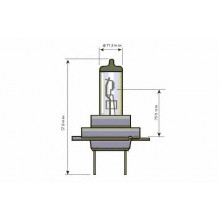 Лампа галогенная H7 24V 70W SCT / 202174