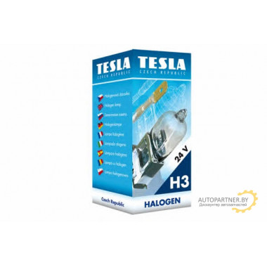 Лампа галогенная H3 24V 70W TESLA / B10302