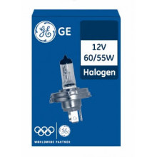 Лампа галогенная H4 12V 60/55W GENERAL ELECTRIC / 19762