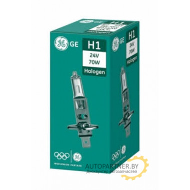 Лампа галогенная H1 24V 70W GENERAL ELECTRIC / 23793