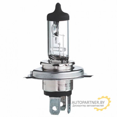 Лампа галогенная H4 12V 60/55W GENERAL ELECTRIC / 35930