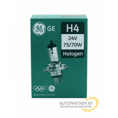 Лампа галогенная H4 24V 75/70W GENERAL ELECTRIC / 38836