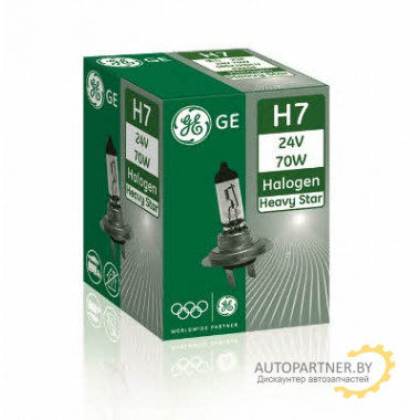 Лампа галогенная H7 24V 70W GENERAL ELECTRIC / 61495