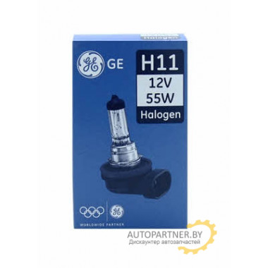 Лампа галогенная H11 12V 55W GENERAL ELECTRIC / 92567