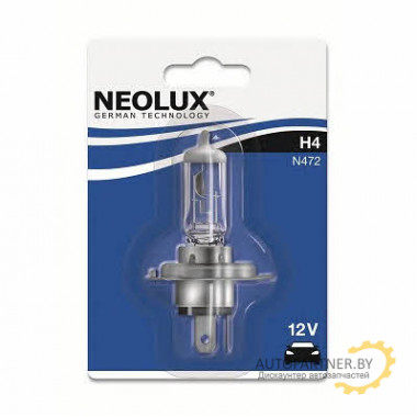 Лампа галогенная H4 12V 60/55W NEOLUX / N47201B