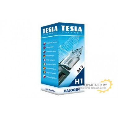 Лампа галогенная H1 24V 70W TESLA / B10102
