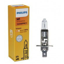 Лампа галогенная Vision +30% H1 12V 55W PHILIPS / 12258PRC1