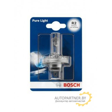 Лампа галогенная Pure Light R2 (Bilux) 12V 45/40W BOSCH / 1987301021