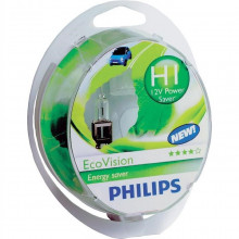 Лампа галогенная EcoVision H1 12V 55W (2 шт.) PHILIPS / 12258ECOS2