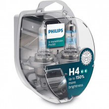 Лампа галогенная X-tremeVision +150% H4 12V 60/55W (2 шт.) PHILIPS / 12342XVPS2
