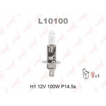 Лампа галогенная H1 12V 100W LYNXAUTO / L10100