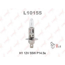 Лампа галогенная H1 12V 55W LYNXAUTO / L10155