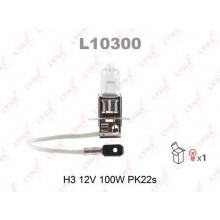 Лампа галогенная H3 12V 100W LYNXAUTO / L10300