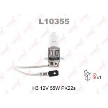 Лампа галогенная H3 12V 55W LYNXAUTO / L10355