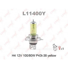 Лампа галогенная H4 12V 100/80W LYNXAUTO / L11400Y