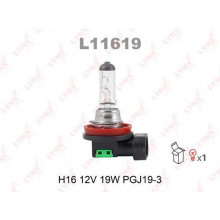 Лампа галогенная H16 12V 19W LYNXAUTO / L11619