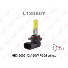 Лампа галогенная HB3 12V 60W LYNXAUTO / L12060Y