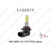 Лампа галогенная HB4 12V 51W LYNXAUTO / L12251Y