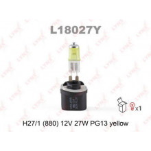Лампа галогенная H27W/1 12V 27W LYNXAUTO / L18027Y