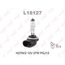 Лампа галогенная H27W/2 12V 27W LYNXAUTO / L18127