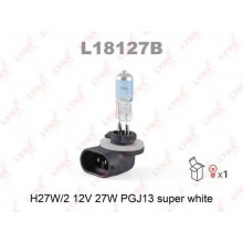 Лампа галогенная H27W/2 12V 27W LYNXAUTO / L18127B