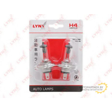 Лампа галогенная H4 24V 75/70W LYNXAUTO / L2047502