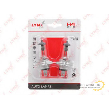 Лампа галогенная H4 12V 60/55W LYNXAUTO / L1046002