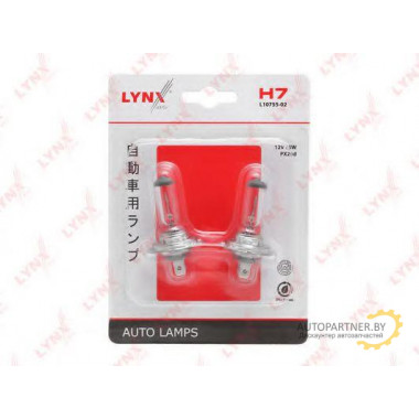 Лампа галогенная H7 12V 55W LYNXAUTO / L1075502