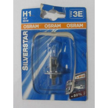 Лампа галогенная Silverstar +60% H1 12V 55W OSRAM / 64150SVS01B