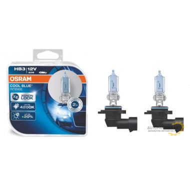 Лампа галогенная Cool Blue Intense +20% HB3 12V 60W 4200K (2 шт.) OSRAM / 9005CBIHCB