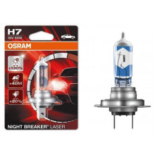 Лампа галогенная Night Breaker Laser +130% H7 12V 55W OSRAM / 64210NBL01B