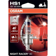 Лампа галогенная Night Racer +90% Moto HS1 12V 35/35W OSRAM / 64185NR901B
