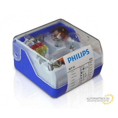 Набор запасных ламп Single Kit H1 12V PHILIPS / 55008SKKM