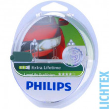 Лампа галогенная EcoVision H1 12V 55W PHILIPS / 12258ECOB1