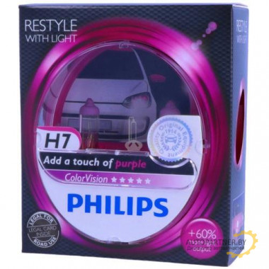 Лампа галогенная H7 12V 55W PHILIPS / 12972PR