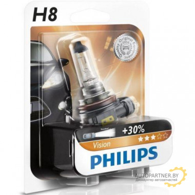 Лампа галогенная Standard H8 12V 35W PHILIPS / 12360