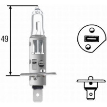 Лампа галогенная RangePowerBlue +50% H1 12V 55W NARVA / 48630BL