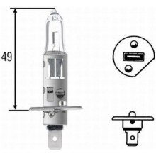 Лампа галогенная RangePower +50% H1 12V 55W NARVA / 48334BL