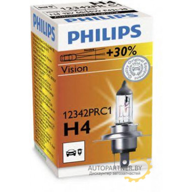 Лампа галогенная H4 12V 60/55W PHILIPS / 49099560