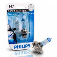 Лампа галогенная BlueVision Ultra H7 12V 55W PHILIPS / 12972BVUB1