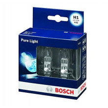 Лампа галогенная Pure Light H1 12V 55W (2 шт.) BOSCH / 1987301404