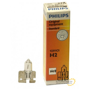 Лампа галогенная H2 12V 55W PHILIPS / 12311C1